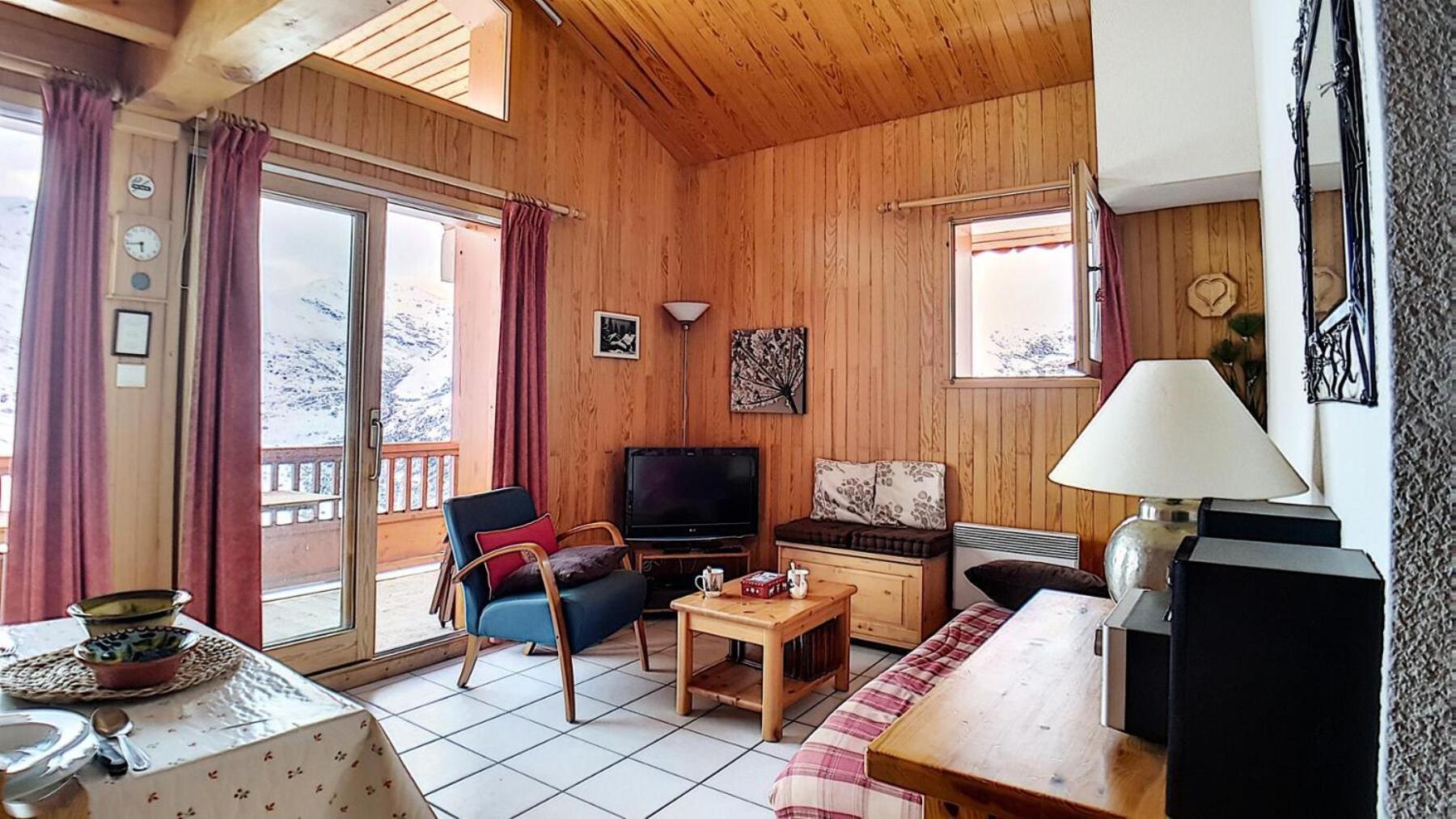 Residence Tetras Lyre - Appartement Duplex - Depart Et Retour Skis Aux Pieds - Balcon Mae-0204 Сен-Мартен-де-Бельвіль Екстер'єр фото