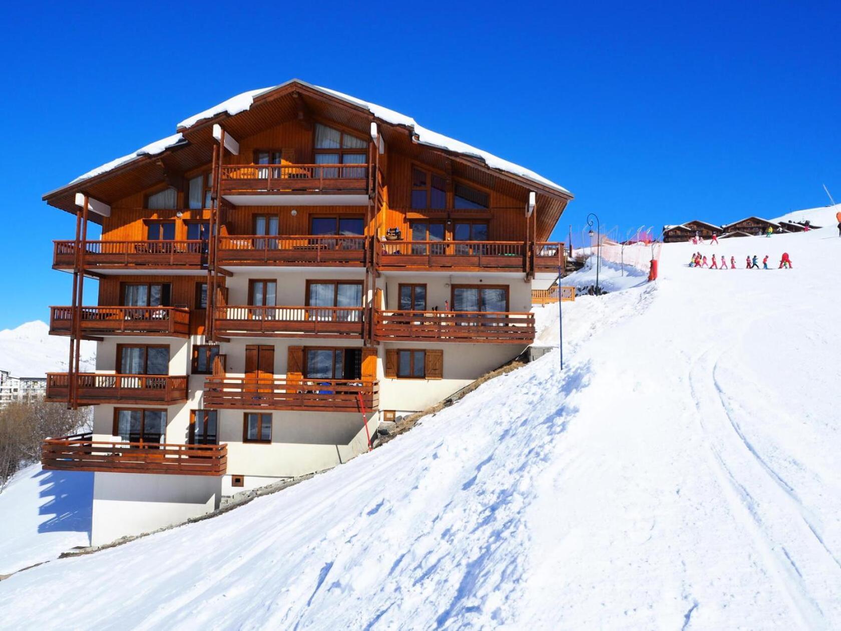 Residence Tetras Lyre - Appartement Duplex - Depart Et Retour Skis Aux Pieds - Balcon Mae-0204 Сен-Мартен-де-Бельвіль Екстер'єр фото